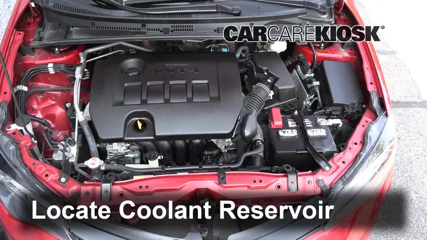 2018 Toyota Corolla LE 1.8L 4 Cyl. Coolant (Antifreeze) Flush Coolant